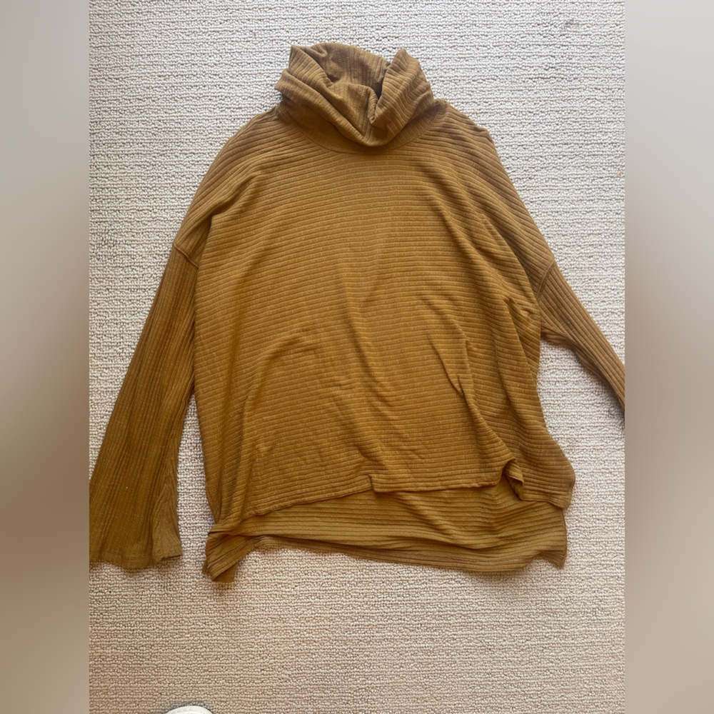 Free People Movement Bell Sleeve Cowl Neck Shirt